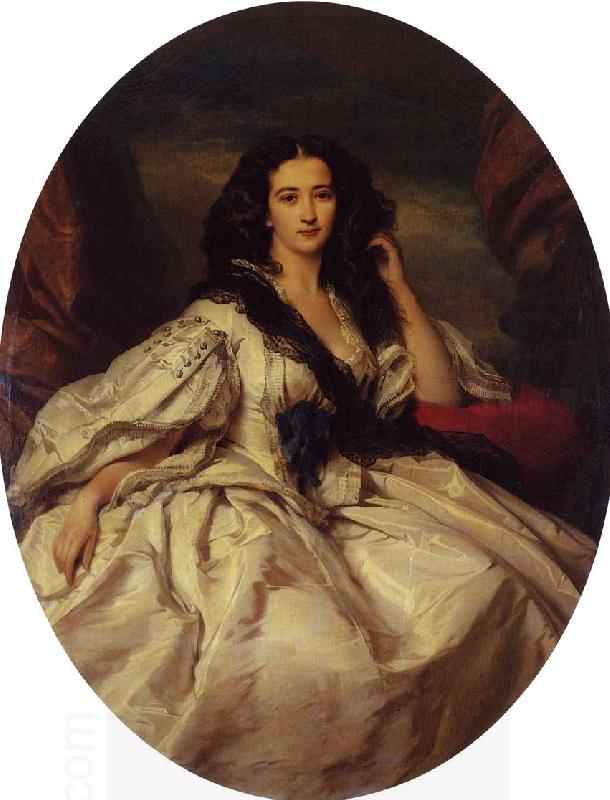 Franz Xaver Winterhalter Wienczyslawa Barczewska, Madame de Jurjewicz